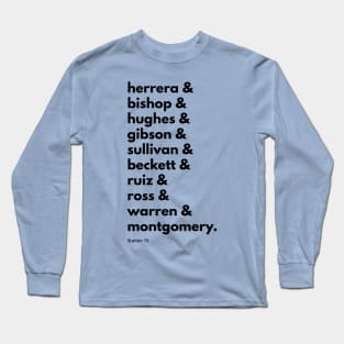 Season 6 Squad Goals - Station 19 (Black Text) Long Sleeve T-Shirt